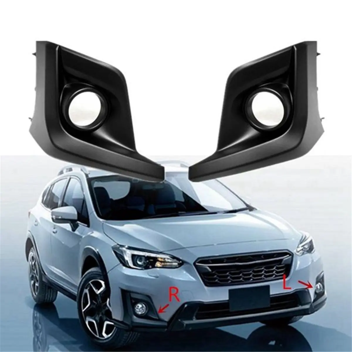 update-car-front-bumper-fog-light-cover-trim-frame-for-subaru-crosstrek-2018-2020-fog-lamp-bezel-cover-left-57731fl092