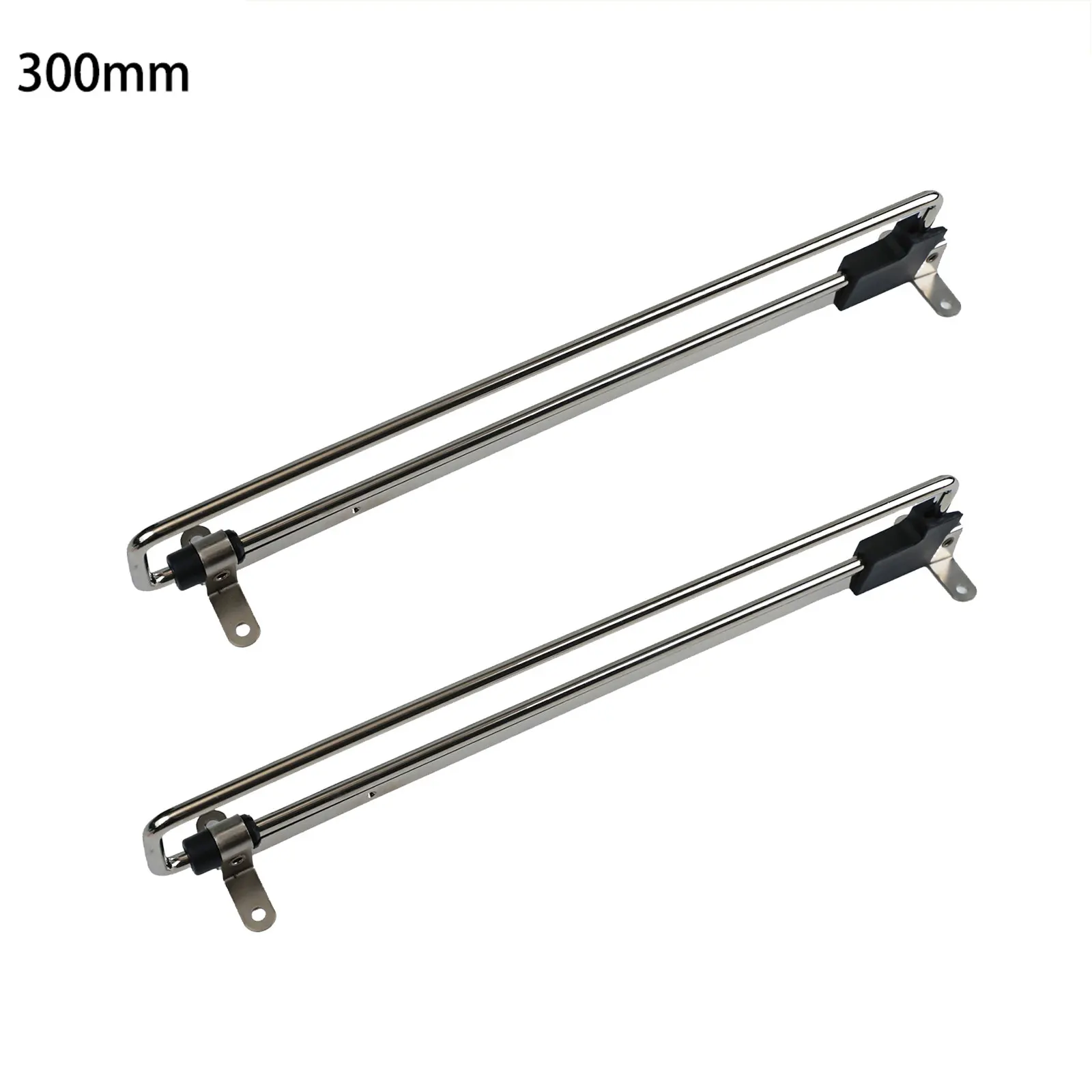 2 Pieces Retractable Adjustable Clothes Rods Telescopic Design Made from Robust Iron for Closet and Laundry Use