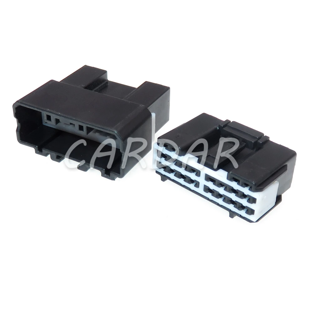 

1 Set 20 Pin Car Electrical Socket Auto Unsealed Connector AC Assembly Car Male Female Docking Adapter 6098-7358 6098-7361