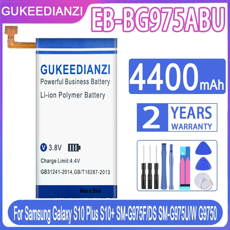 

EB-BG975ABU 4400mAh Mobile Phone Battery For Samsung Galaxy S10 Plus S10+ SM-G975F/DS SM-G975U G975W G9750