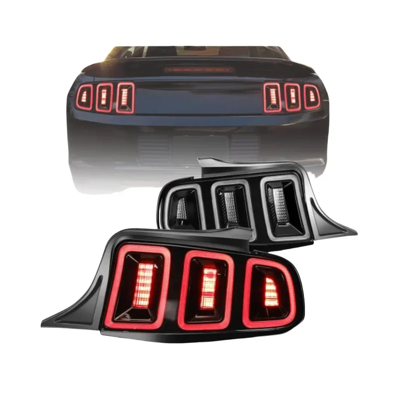 1 زوج 2x الفرامل الخلفية الضوء الخلفي الذيل ضوء وقف الضوء لفورد موستانج 2010 2011 2012 2013 2014 #3