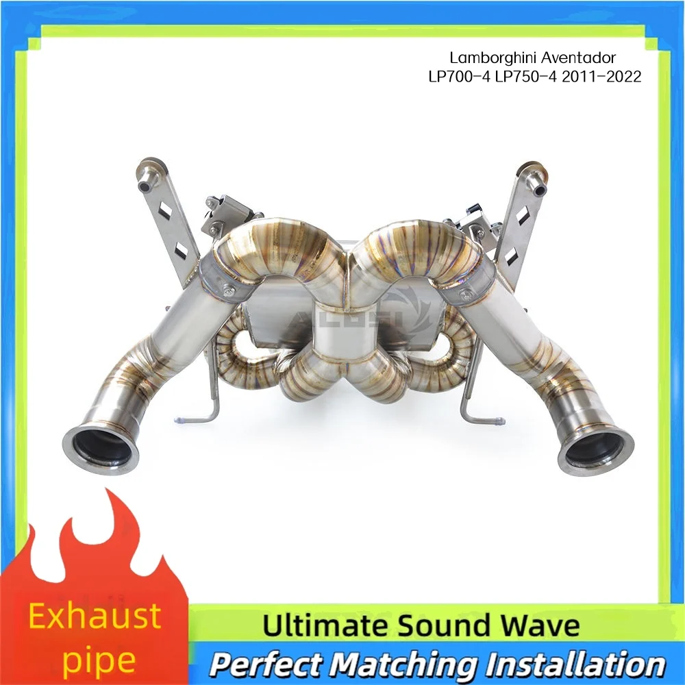 

Глушитель выхлопной системы из титанового сплава для Lamborghini Aventador LP700-4 LP750-4 2011-2022 с выхлопной трубой Catback управления клапаном