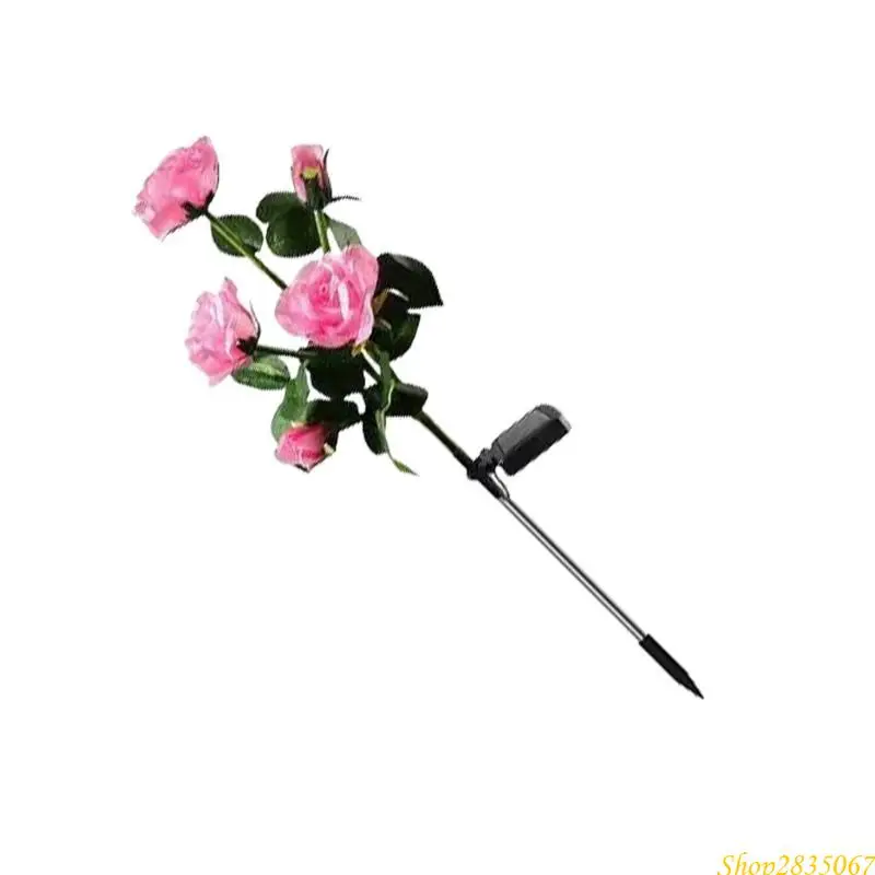 

Unique Yard Decorative Light Landscape Lamps Garden Decorative Light Rose Shaped 831F