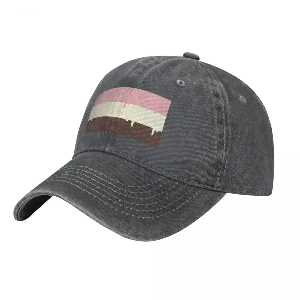

Neapolitan Ice Cream Drip Baseball Cap party Hat Rugby Mens Hats Women's
