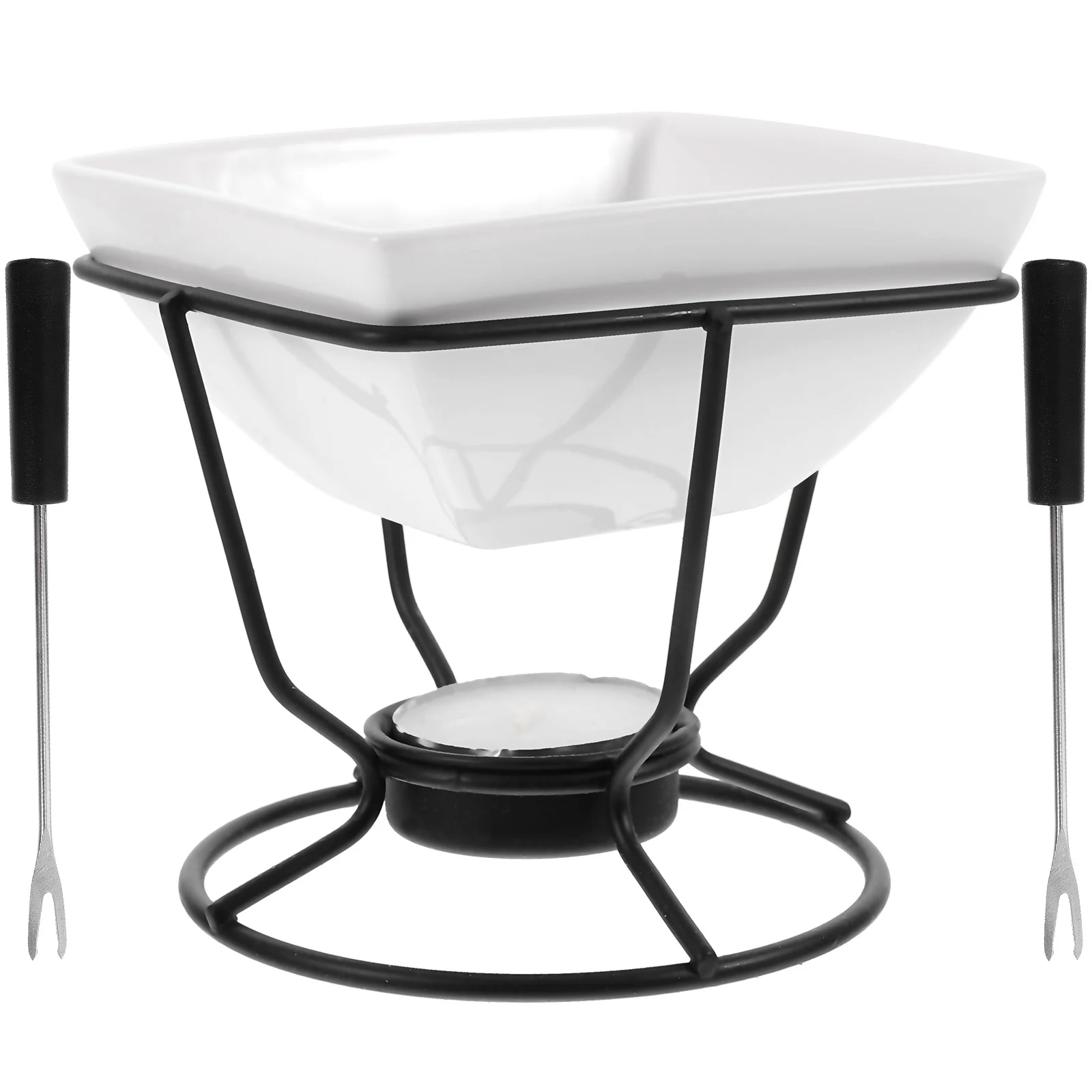 

1 set 1 Set Chocolate Melting Pot For Fondue Butter Cheese Caramel Ice Cream Diy Baking Tool Kitchen Heating Cooking Furnace