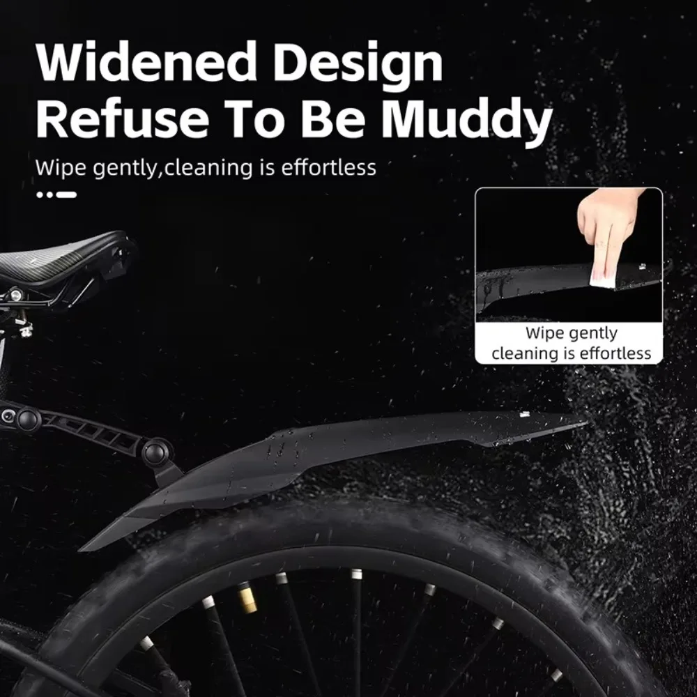 

2Pcs Durable WEST BIKING Bike Fenders Adjustable Quick Release Bike Mudguard Bicycle Parts for 26/27.5/ 29 inch Bike