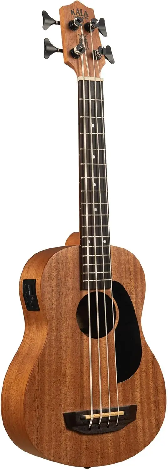 Brand Music Co, 4-String Ukulele, Right, Natural, UBASS BAKITHI-FS