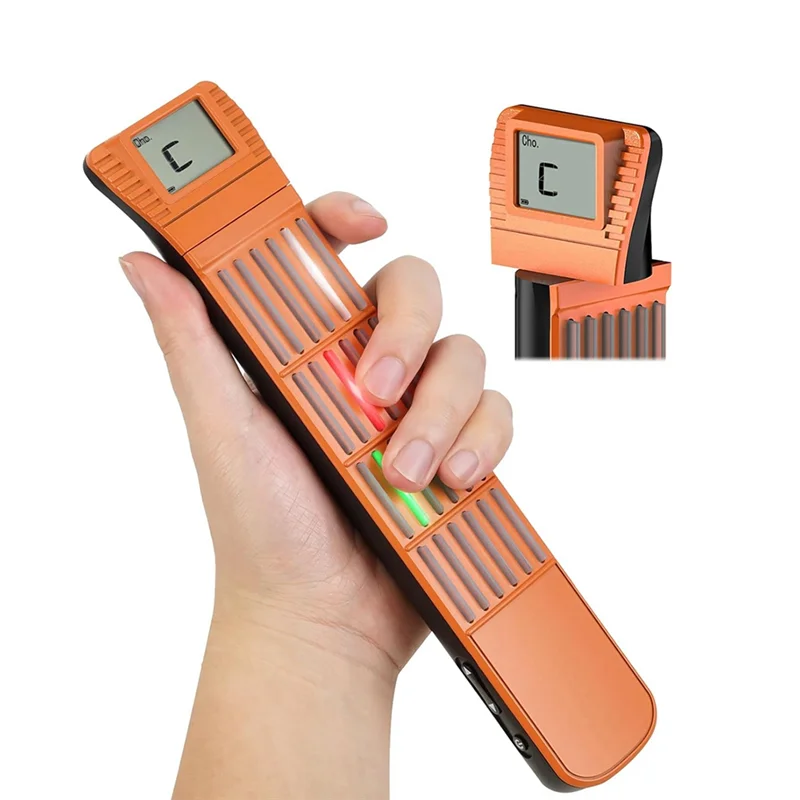 

A89E-Smart Pocket Guitar, Mini Chord Trainer With Rotatable Screen,For Guitar Beginners, Trainers And Travel
