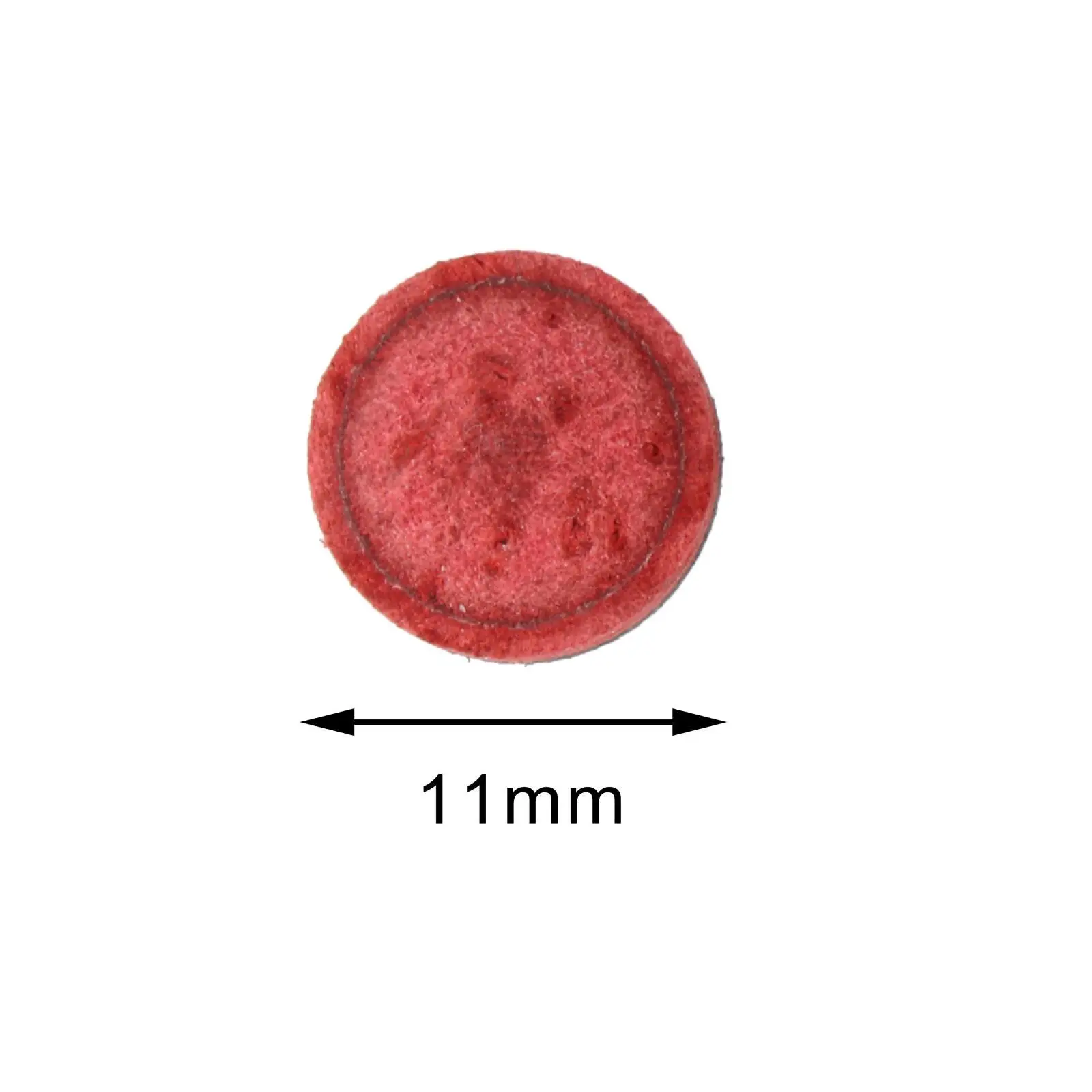 

PU Leather Pool Cue Tip Durable Replacement Accessory for Snooker Cue Indoor Billiard Practice