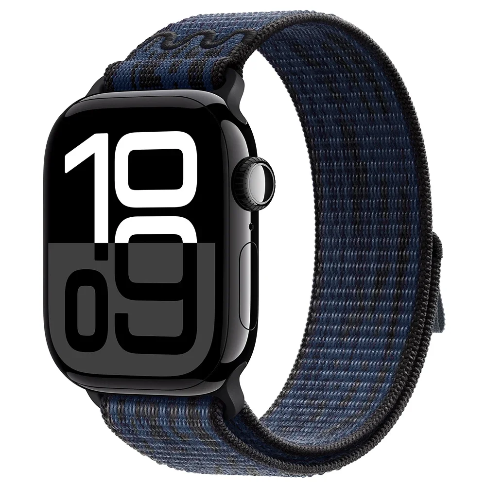 Nylon Loop Strap for apple watch band 44mm 40mm 45mm 41mm 46 42mm 49mm 44 45 mm bracelet iWatch series Ultra 2 10 9 SE 7 6 5 4 image 4
