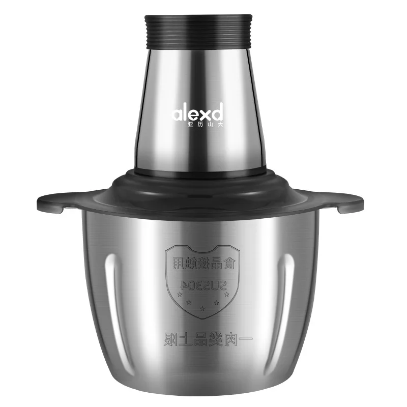 

3 Liter Stainless Steel Meat Grinder Electric Household Mixer Small Complementary Food Mixer Commercial Multi-Functional Efficie