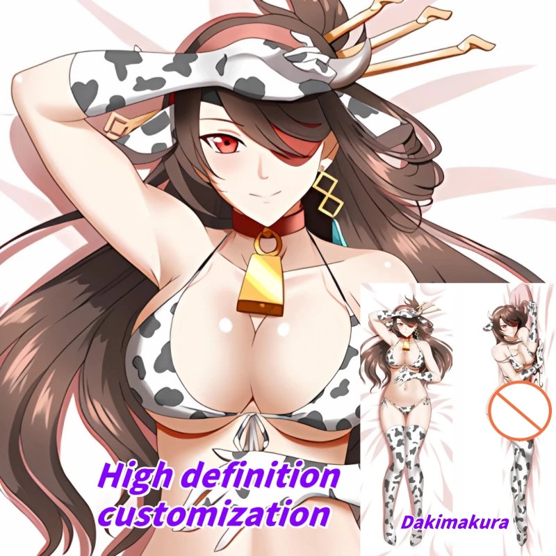 

Dakimakura Anime Genshin Impact Beidou Double-sided Print Of Life-size Body Pillowcase Gifts Can be Customized