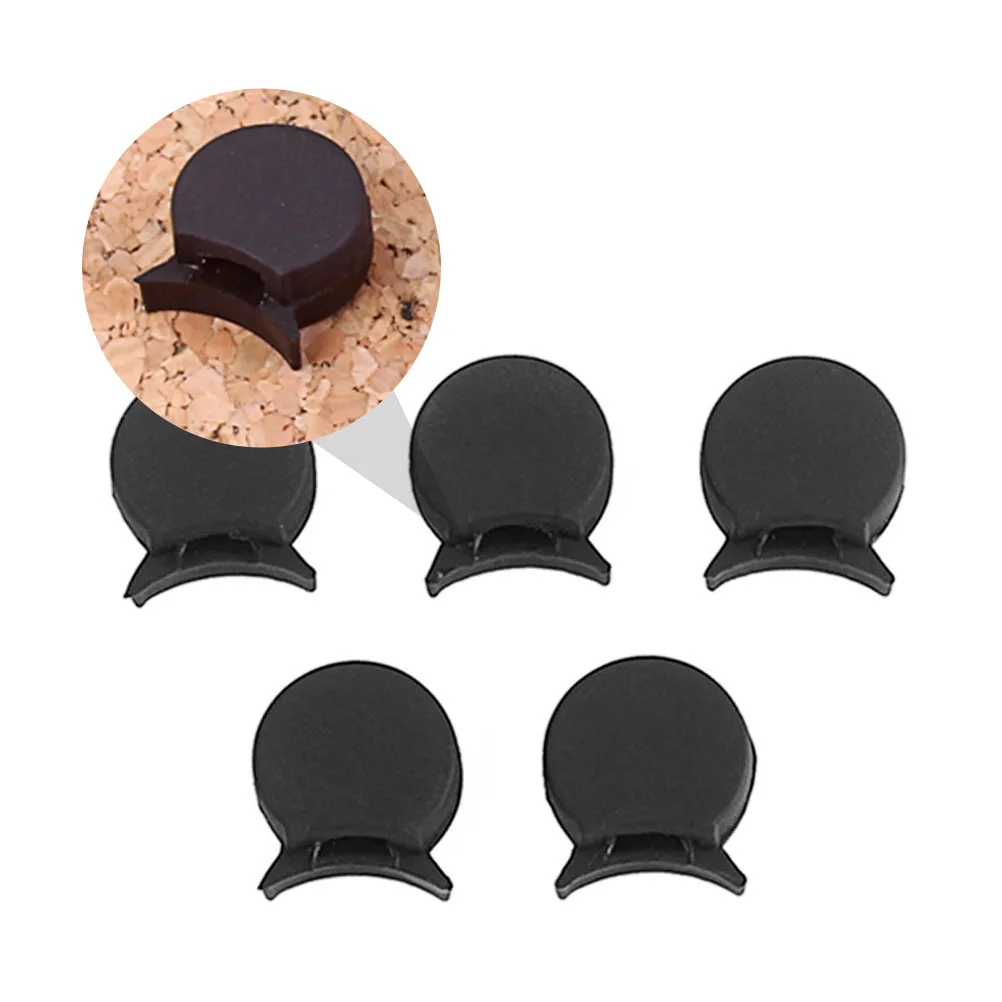 

5pcs Rubber Clarinet Thumb Rest Cushion Pad Resilient Comfortable Wear Resistant Support For Saxophone Stable Durable Finger
