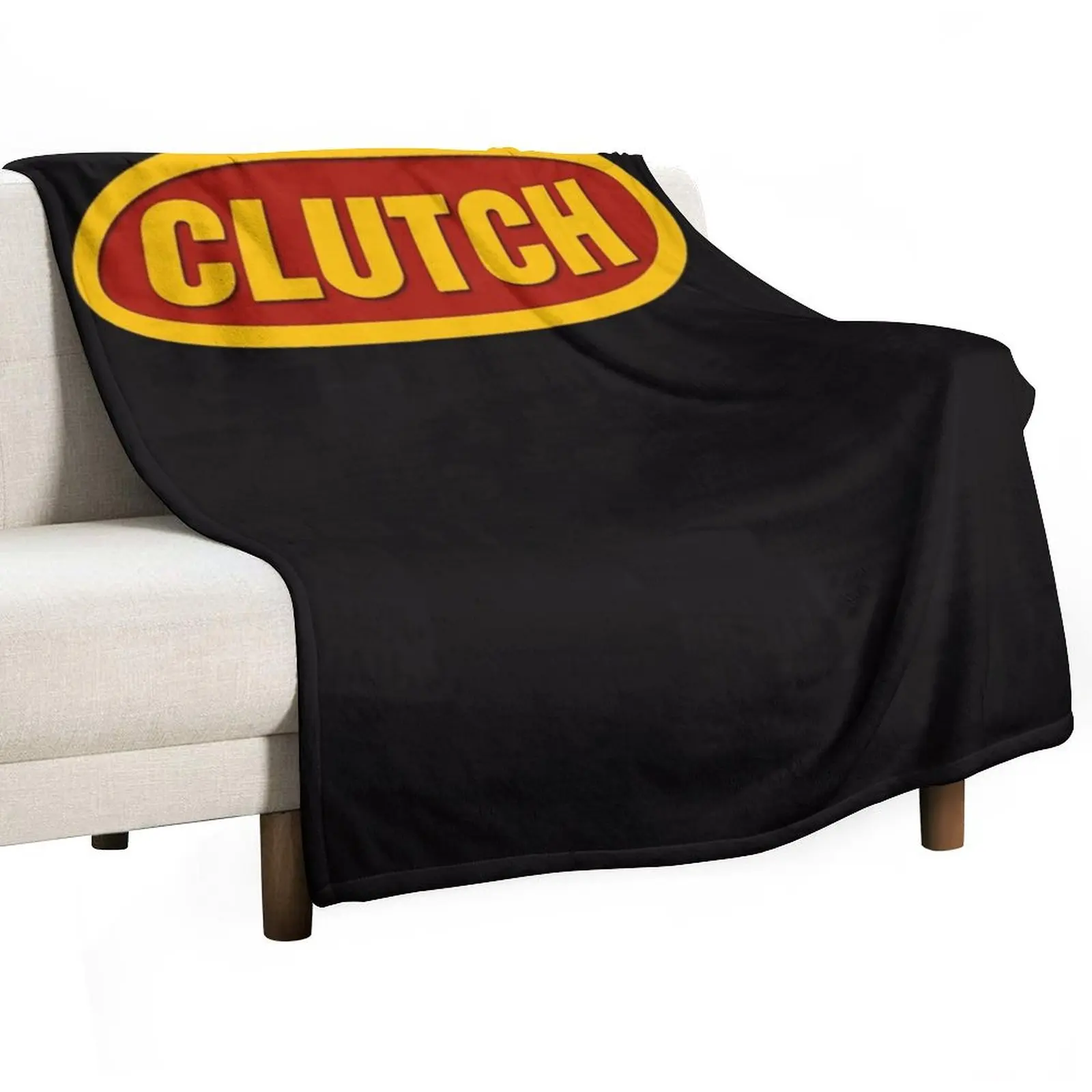 Clutch Rock band Classic . Throw Blanket blankets and throws Retros for sofa Soft Big Luxury Designer Shaggy Blankets
