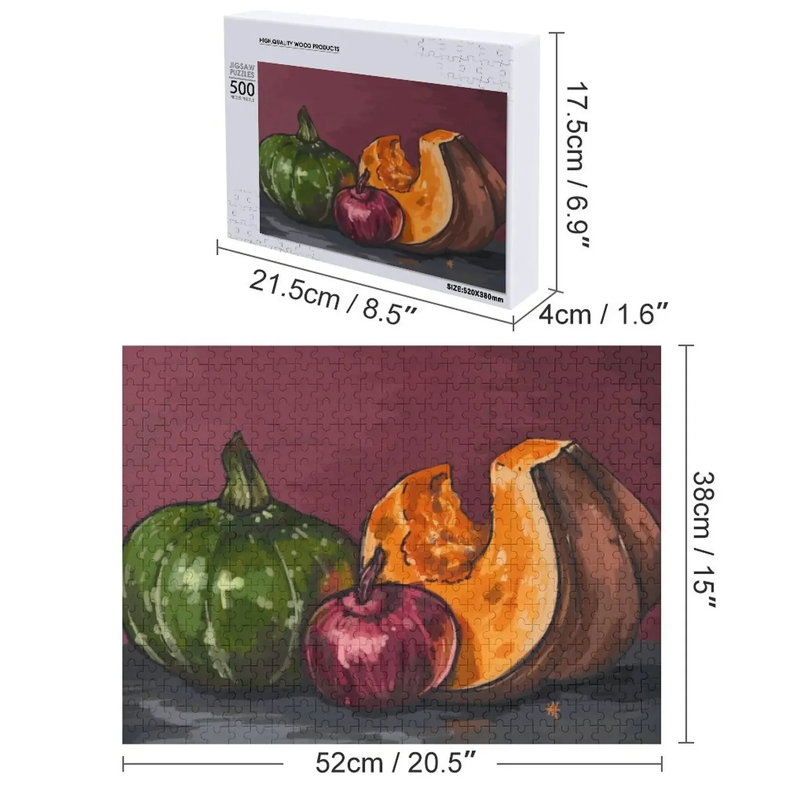 Autumn Still Life Puzzle Jigsaw Puzzle Customized Photo Personalized Gifts Personalized Child Gift Jigsaw Custom Puzzle