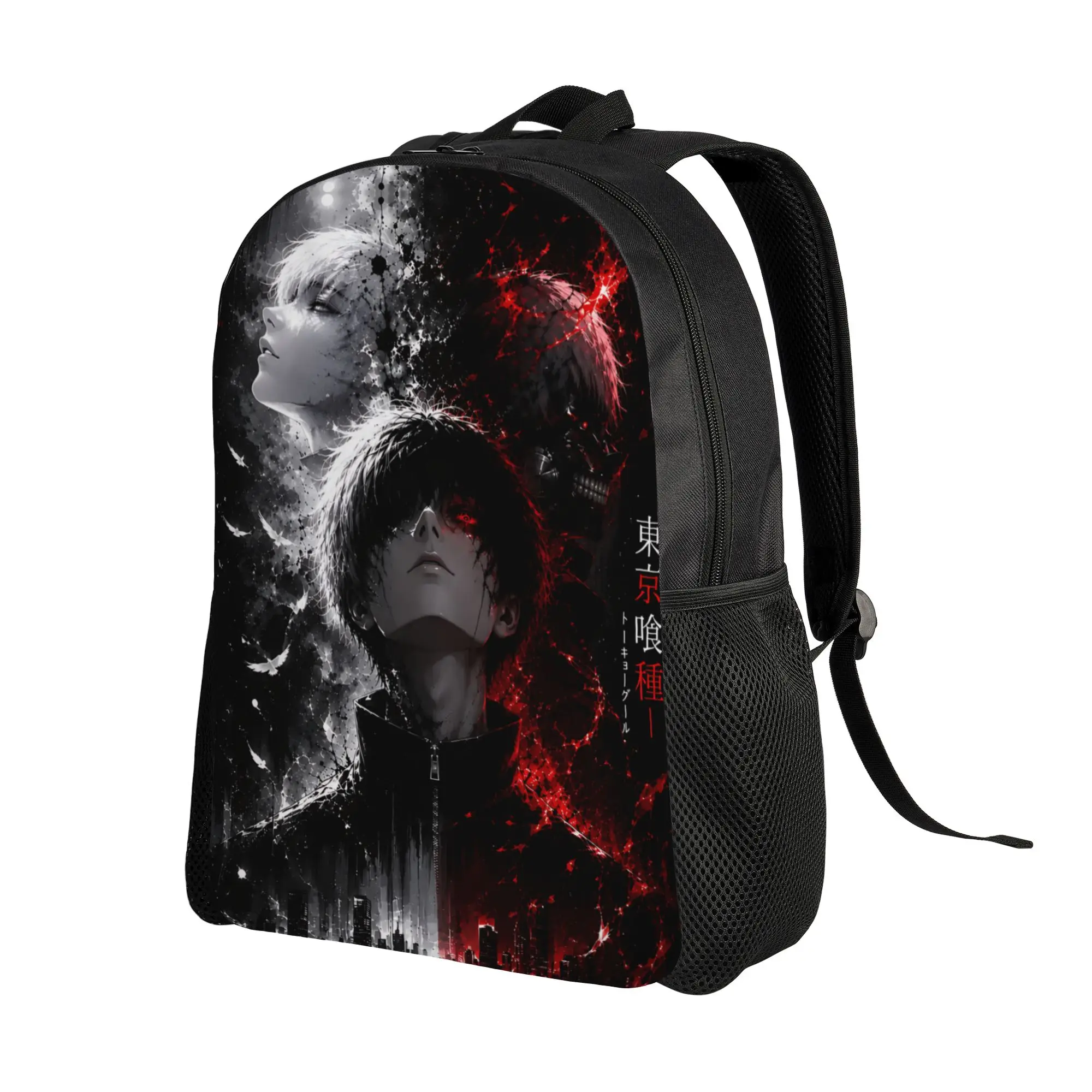 Fashion Halloween Tokyo Ghoul Kaneki Backpacks Its Bag  mochila School Zipper Closure Rucksack