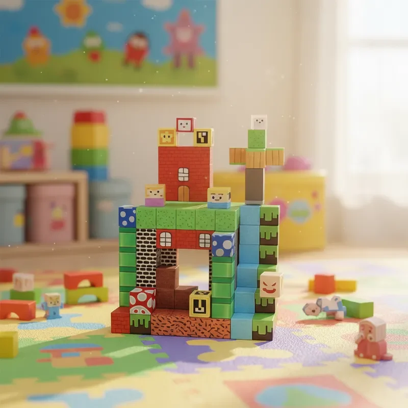 Azulejos magnéticos, 150 Uds., juego de construcción de aventura, juguetes creativos STEM, modelo 3D, decoración de construcción, Idea de regalo para niños, regalo de Navidad