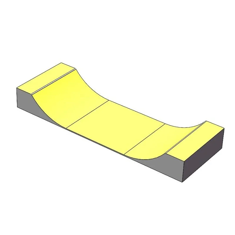 Skateboarding extreme sports U-shaped pool, BMX roller skating professional training venue props