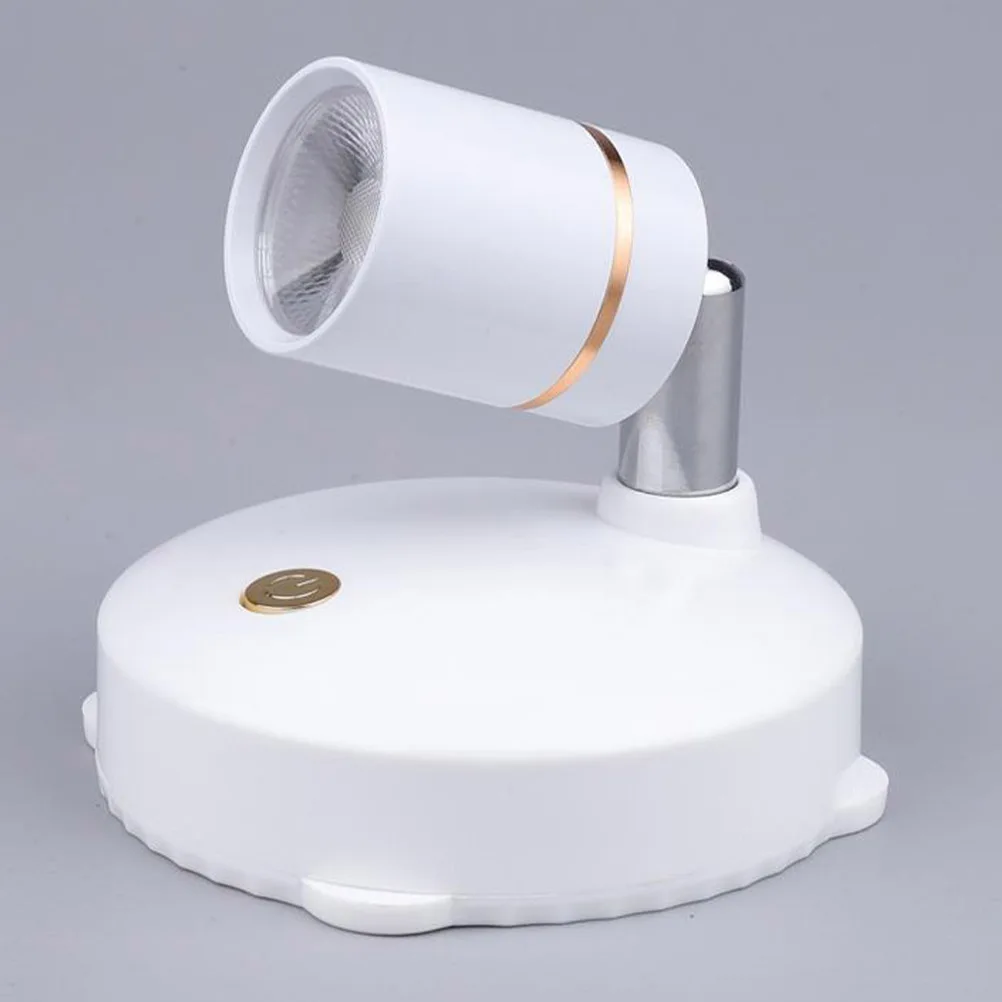 

2Pcs LED USB Charging Convenient Spot Lamp Remote Control Indoor Lights Durable Material Easy Use Wall Lamp