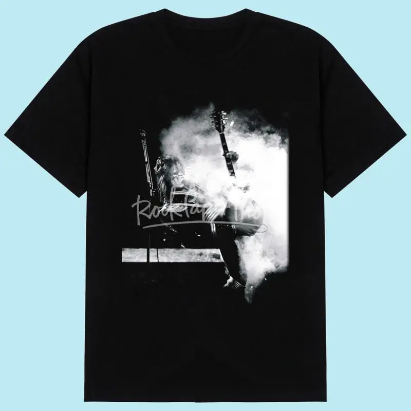 

Черная хлопковая футболка Ace Frehley размером S 234XL