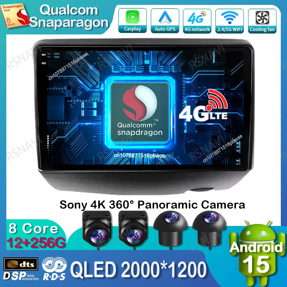 

Android 15 Car Radio ForToyota Vitz XP10 Yaris Platz Echo 1999 - 2005 Viedo Player 5G WIFI Autoradio Multimedia Qualcomm 4G LTE
