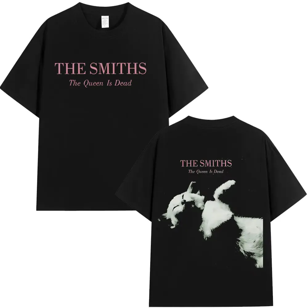 2026 Summer The Smiths Print T-Shirt Y2K Band Tee Women Men Unisex Short-sleeved Retro Street Y2K Casual Fashion Tops Clothing