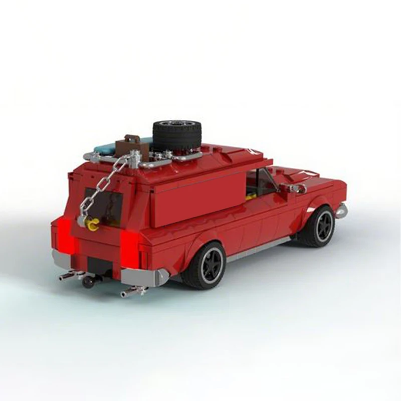 315pcs MOC Holden HJ Sandman Panel Van Mad Max Racing Series Model Building Blocks Module Diorama Figure Ship Robot DIY Toy Gift
