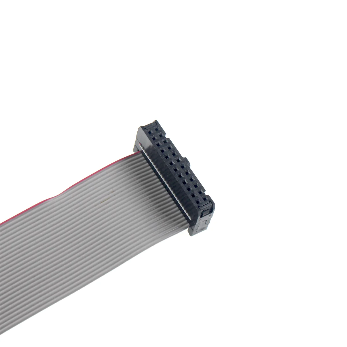 5pcs 2.54MM pitch 20CM  JTAG ISP AVR Download Cable Wire FC-6/10/14/16/20/40P PIN Connector Gray Flat Ribbon Data Cable