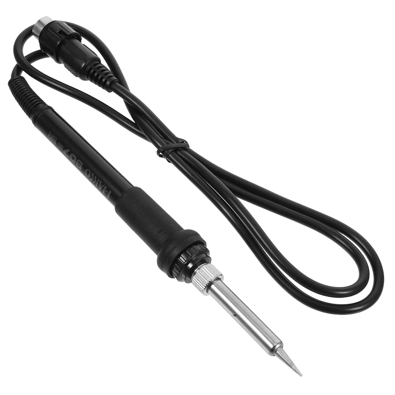 

Adjustable Temperature Soldering Iron Handle with Rapid-Heating Metal Core Ergonomic Grip Precision Electronics Repair Soldering