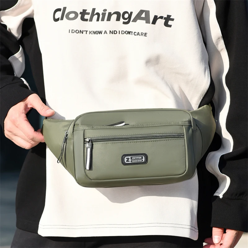 Große Kapazität Männer Taille Tasche Casual Nylon Anti-diebstahl Brust Tasche Outdoor Reise Wasserdichte Sport Handy Tasche – Detail 7