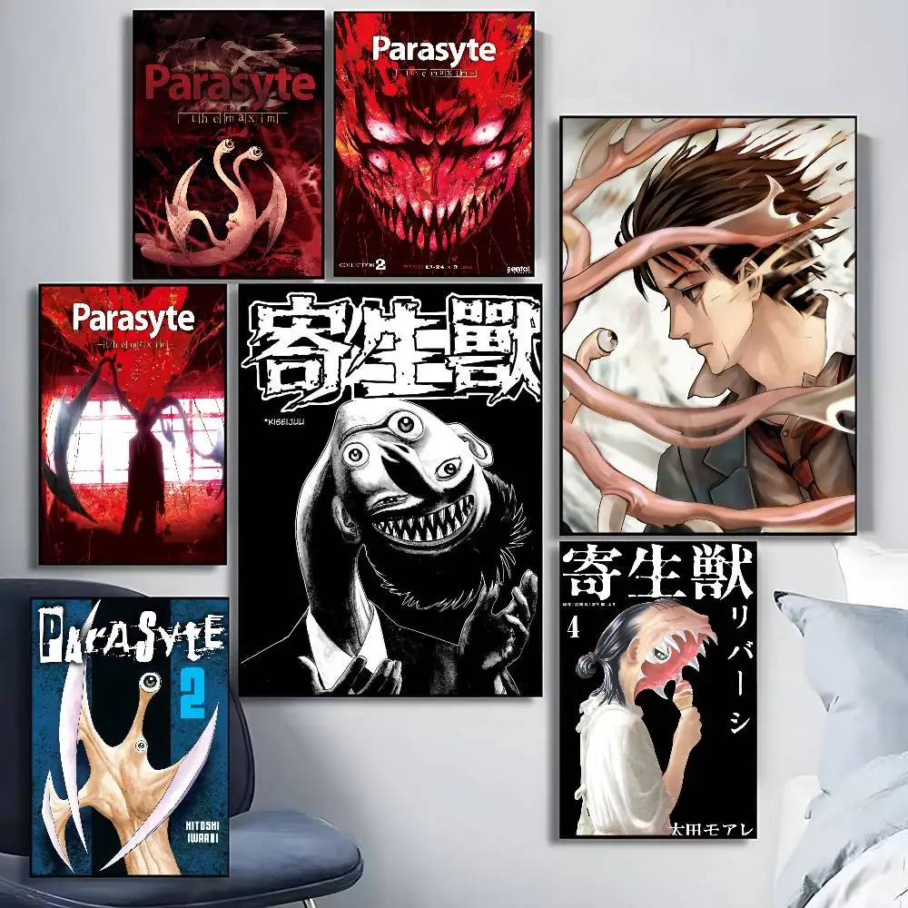 

Anime P-Parasite The Maxim Poster Waterproof HD Art Wall Decal Self-Adhesive Print. Aesthetic Home Room Decor for Living Room Be