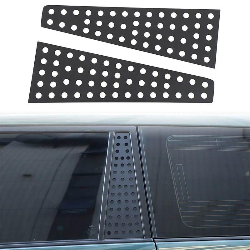 

For Toyota Prado 120 FJ120 Lexus GX 2003-2009 Car Rear Window Glass Honeycomb Protection Panel Cover Accessories