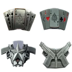 Trendy Lighter Metal Belt Buckle Lighter Personalized Lighters Smoking Men'S Gadgets Cigarette Accessories Men'S Gifts