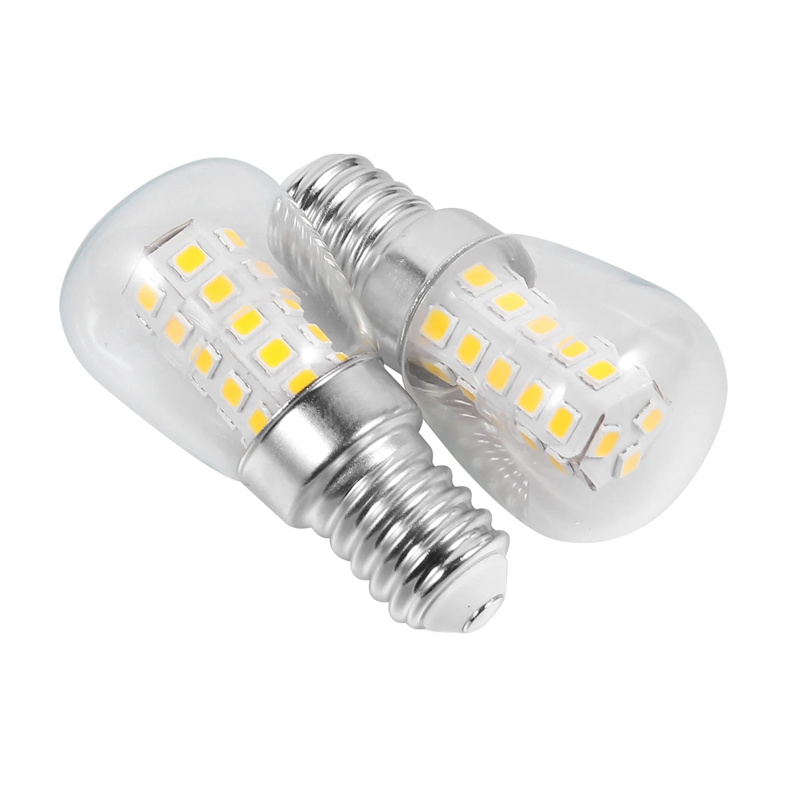 2 PCS Corn Refrigerator Light Bulb Dimmable Bulbs Heat-resistant Microwave Ceramics LED Replacement Fridge