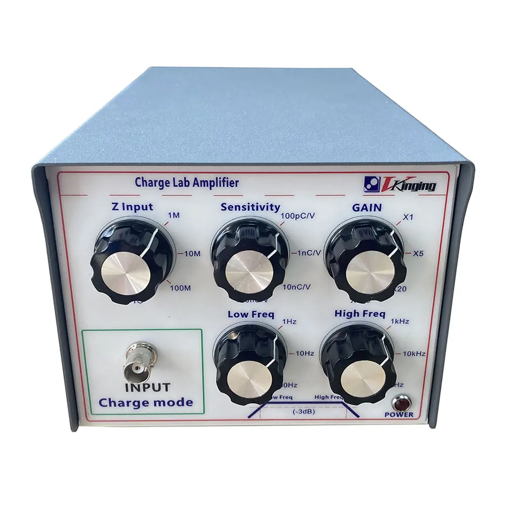 Accelerometer Charge Measurement Precise And Reliable Desktop Charge Amplifier Laboratory Gear Adjustable Filtered