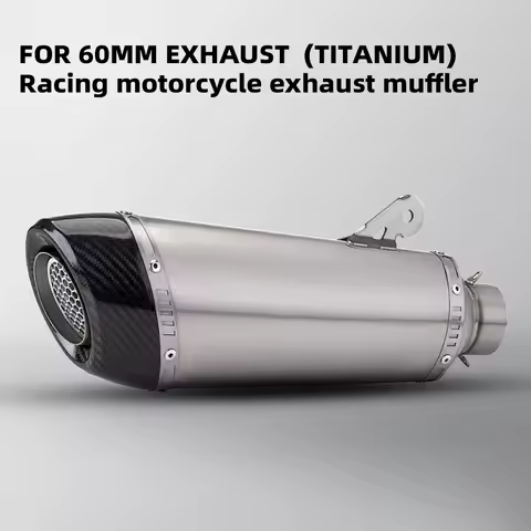 51mm Universal Motorcycle Exhaust Muffler Escape Moto DB Killer for Honda PCX125 NMAX155 FZ1N Z900 S1000RR CBR500R R6
