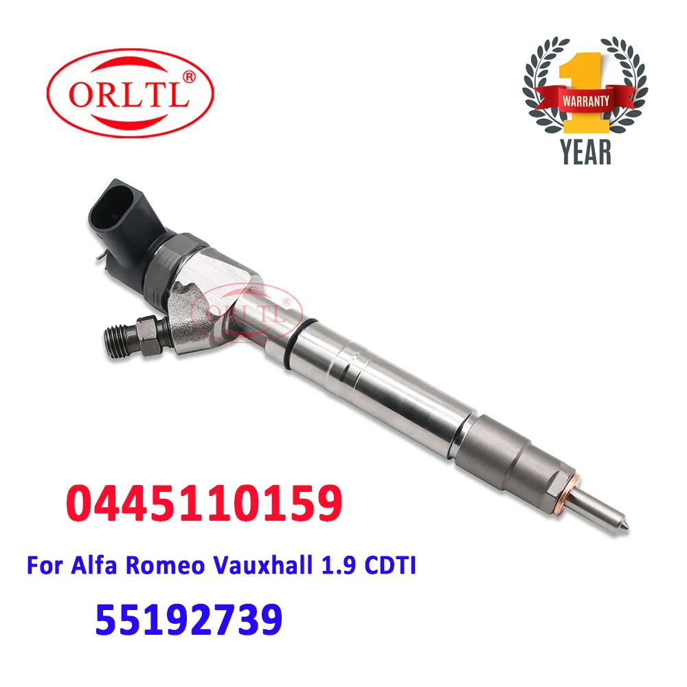 

ORLTL 0445110159 Fuel Injector 0 445 110 159 Diesel Injector Nozzle 0445 110 159 for Alfa Romeo Vauxhall 1.9 CDTI 55192739