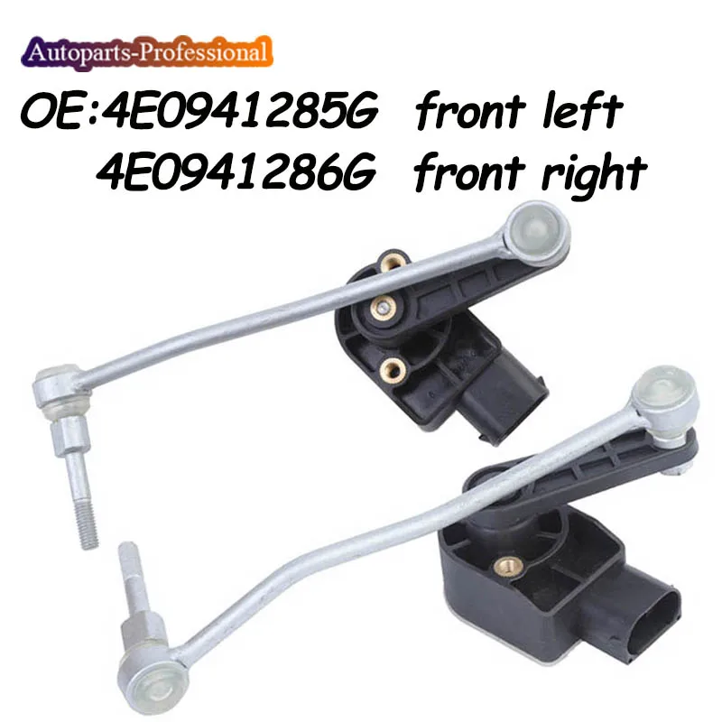 Front Suspension Headlight Level Sensor Body Height Sensor 4E0941285G 4E0941286G 4E0941286E 4E0941286F Fit For A8 A8Q S8 Quattro