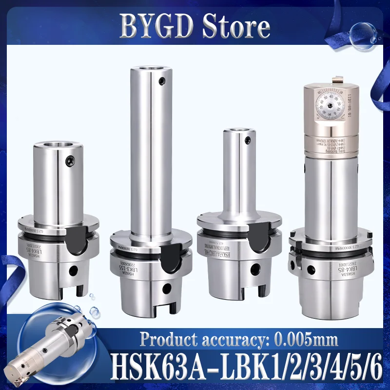 HSK63A LBK tool holder HSKA63 LBK1 LBK2 LBK3 LBK4 LBK5 LBK6 matching TCT RBH EWN SDJ tool holder Boring hole tool bracket tool