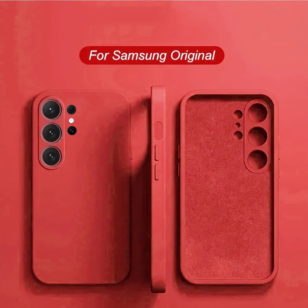 S26 Ultra Plus Hülle Flüssigsilikon Handyhülle für Samsung Galaxy S26 S25 S24 Ultra Plus S 26 Ultra Hüllen Stoßfeste Weiche Abdeckung – Detail 8