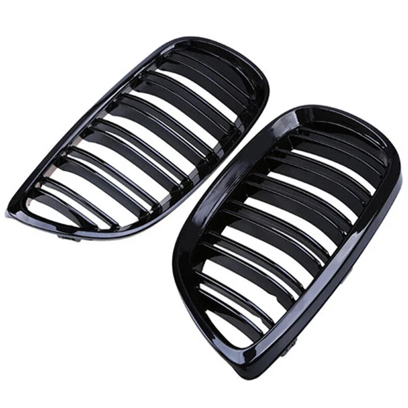 For BMW 3 Series E92 E93 M3 2006-2009 Front Bumper Racing Kidney Grille 325xi 320i 325i 328i 330i 335i Set