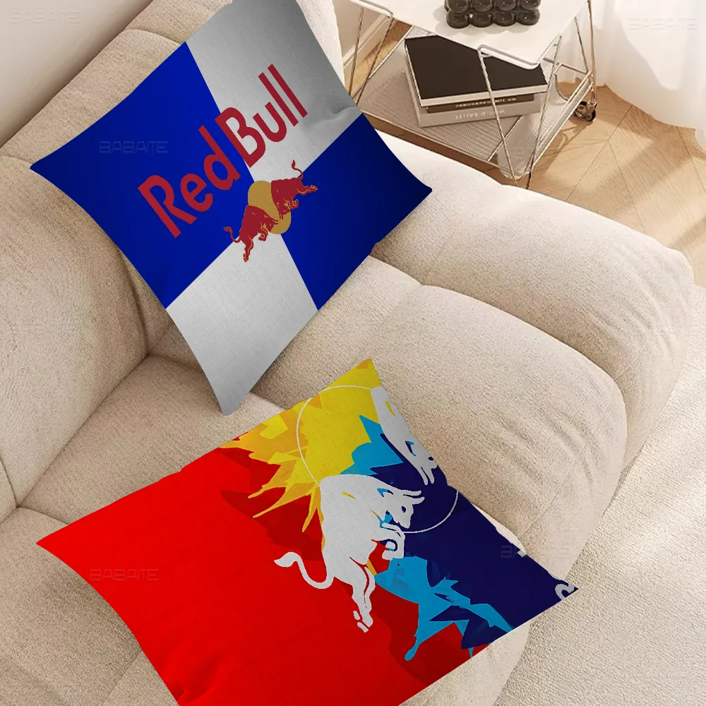 Anime Rug A-Red Bulls Pillow Anime Pillow Sofa Bed Head Pillow Cover Cushion Cover 45x45 Cm Fashion