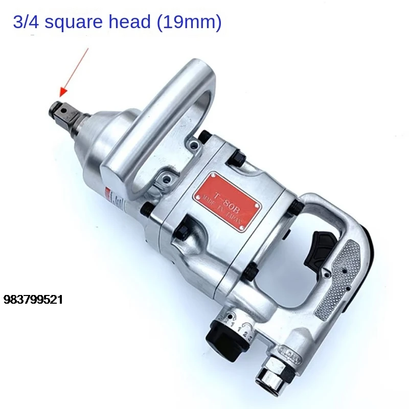 

Good Price 5000 Rpm Pneumatic Wrench Industrial Grade Heavy Duty Air Gun Trigger Pneumatic Impact Wrench Tool 0.7M3/min