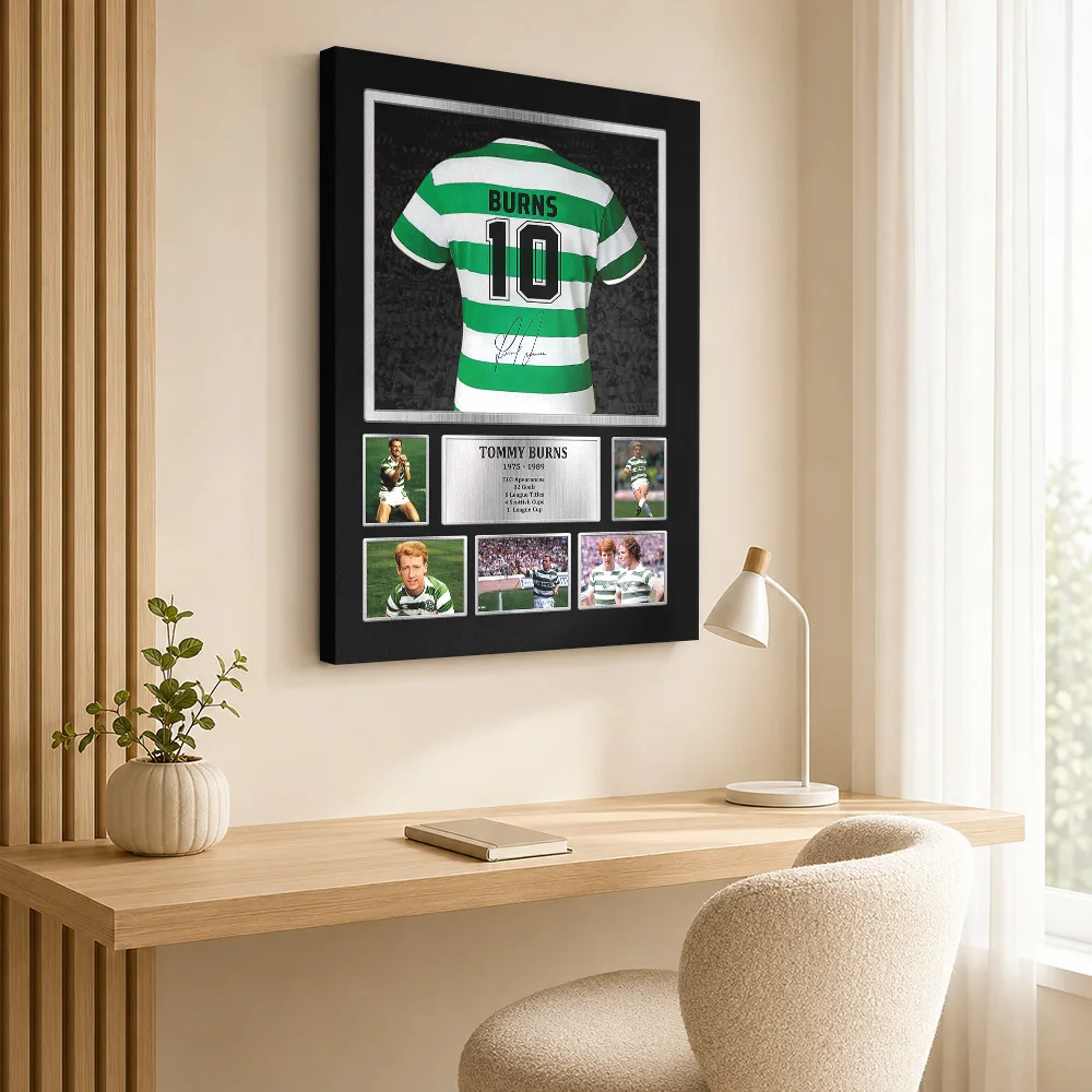 Billy McNeill Celtic Shirt Canvas Print Poster Customized Modern Aesthetic Canvas Wall Art for Dining Room Decor Ready to Hang