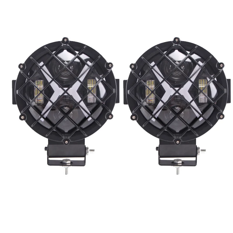 Pop 1pc 7inch Car LED Work Light Bar Driving Lamp For Jeep Offroad Boat Tractor Truck 4x4SUV ATV Spotlight 12/24V 40w Headlight