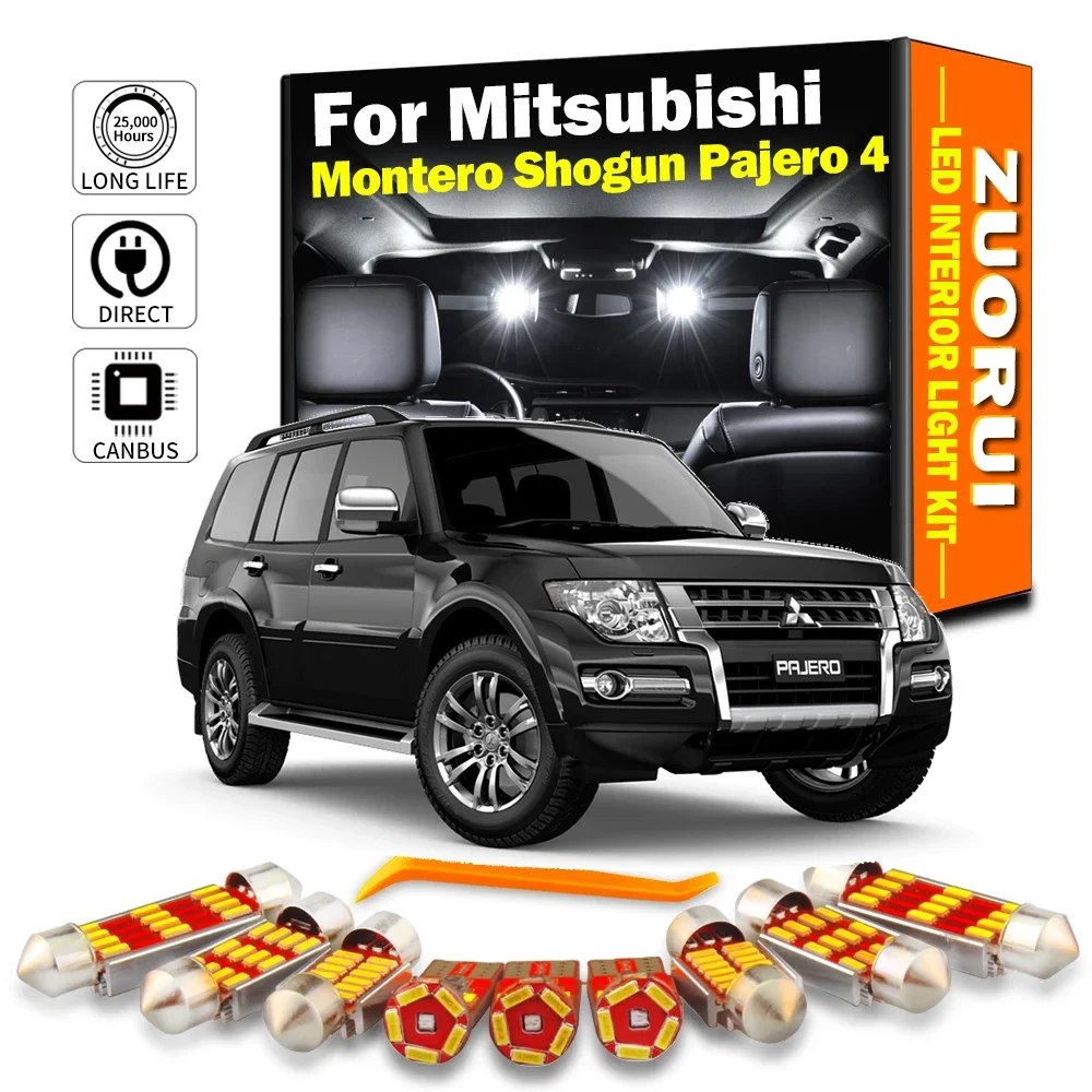 

Автомобильное освещение ZUORUI, модель 7 шт., для Mitsubishi Montero Shogun Pajero 4 V80 V93 V97 V98 2007-2019 2020