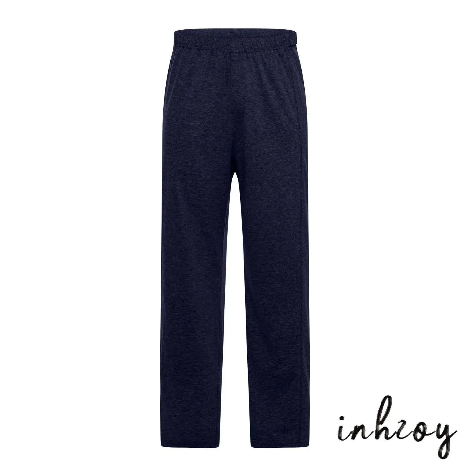 

Mens Alzheimers Care Pants Tear Away Adaptive Trousers Double End Zip Legs Elastic Waist Loose Straight Pants with Pockets