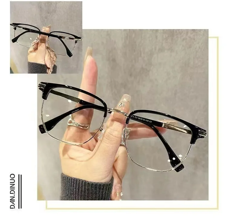 2026 Neue Unisex-Lesebrille: Vielseitige, modische Anti-Blaulicht-Brille mit Augenbrauenrahmen, 1 Stück – Detail 12