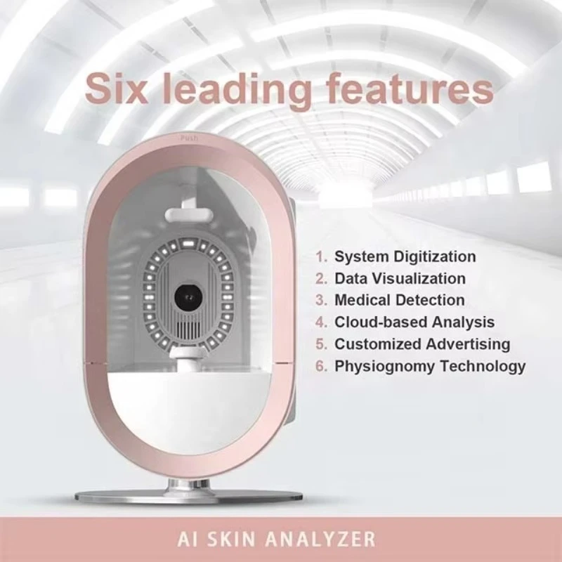 Professionele scanner Huidanalyse Huidanalysator Gezichtsanalysemachine 3D Dermatologie Al Gezichtsanalyse voor thuisgebruik in de salon