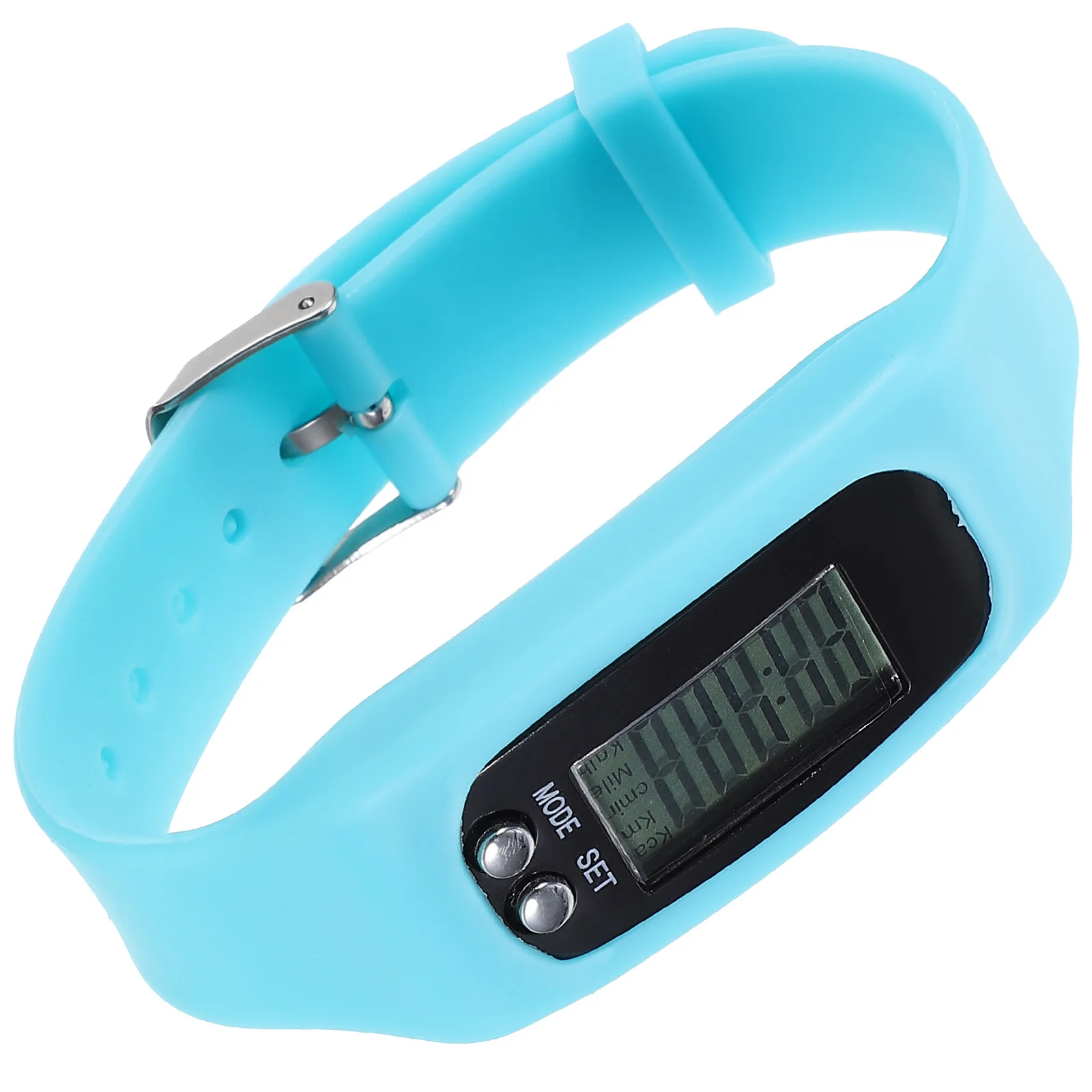 

Pedometer Watch Multi-Function Step Counter with Silicone Band for Walking Fitness Tracking Wrist Pedometer Watch for Seniors